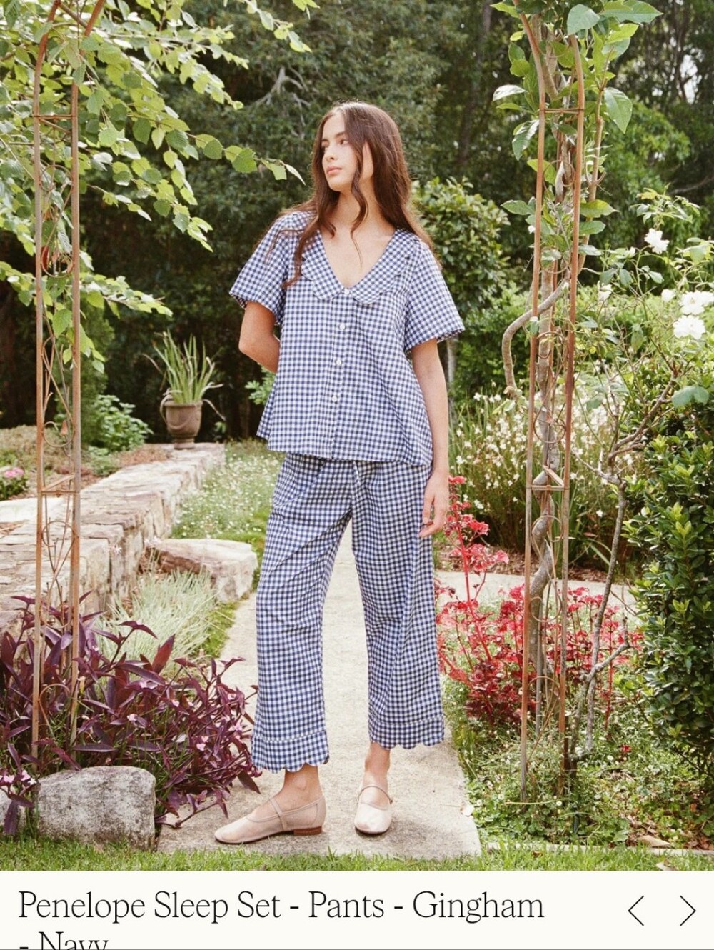 PIYAMA GINGHAM SLEEP SET